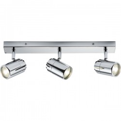 Bathroom Triple Spot Bar Light Chrome