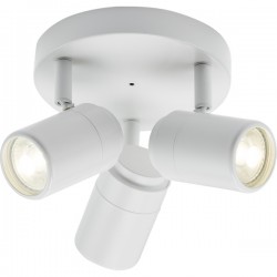 Bathroom Triple Spot Light Matt White