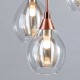 Carmella 10 Light Cluster Copper