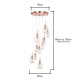 Carmella 10 Light Cluster Copper