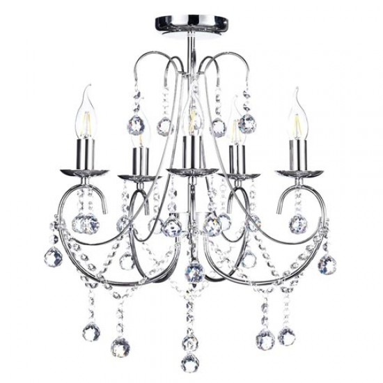 Sapparia Ceiling Light Chrome