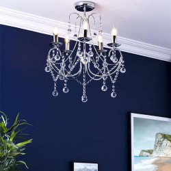 Sapparia Ceiling Light Chrome