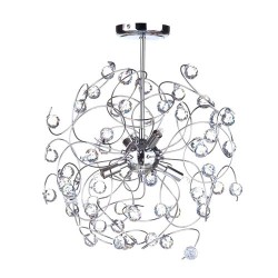 Lila Sputnik Flush Chrome