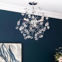 Lila Sputnik Flush Chrome
