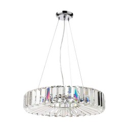 Renne Crystal Pendant Chrome