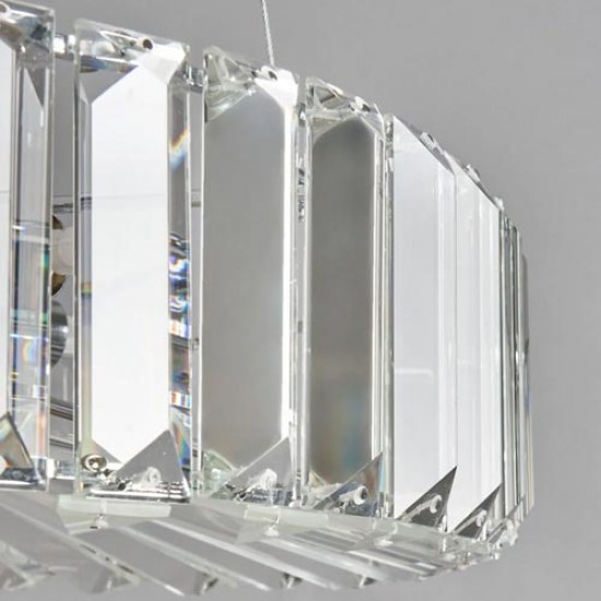 Renne Crystal Pendant Chrome