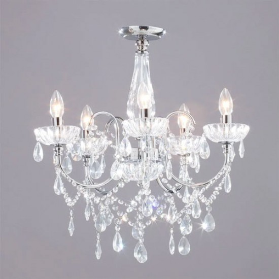 Edith Ceiling Light Chrome