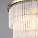 Aubrey 5 Light Pendant Satin Brass