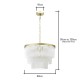 Aubrey 5 Light Pendant Satin Brass