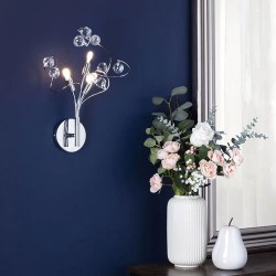 Lila Wall Light Chrome