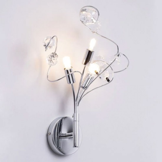 Lila Wall Light Chrome
