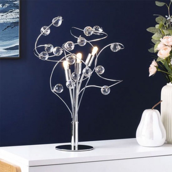 Lila Table Lamp Chrome