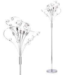 Lila Floor Lamp Chrome