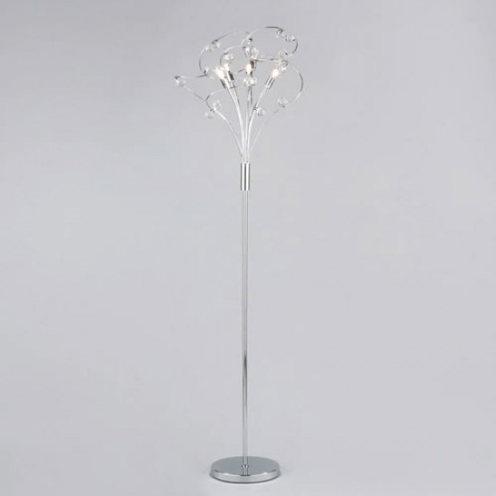 Lila Floor Lamp Chrome