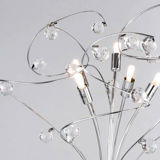 Lila Floor Lamp Chrome
