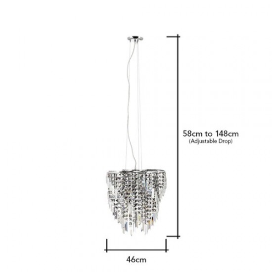 Esme Pendant Chrome