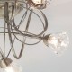Marianne 5 Light Flush Antique Brass