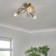 Marianne 3 Light Flush Antique Brass