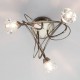 Marianne 3 Light Flush Antique Brass