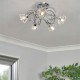 Marianne 5 Light Flush Chrome