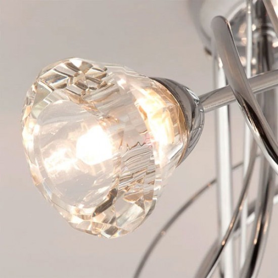 Marianne 5 Light Flush Chrome