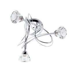 Marianne 3 Light Flush Chrome