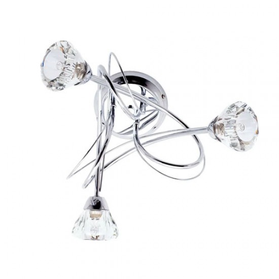 Marianne 3 Light Flush Chrome