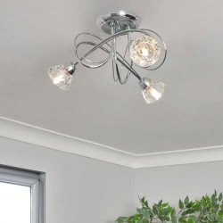 Marianne 3 Light Flush Chrome