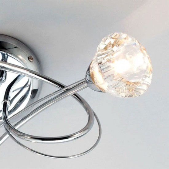 Marianne 3 Light Flush Chrome