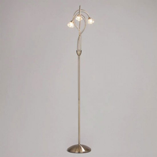 Marianne Floor Lamp Antique Brass