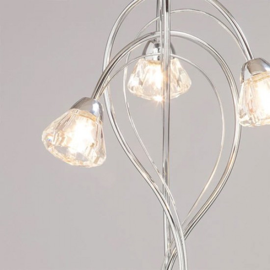 Marianne Floor Lamp Chrome