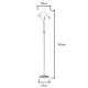 Marianne Floor Lamp Chrome