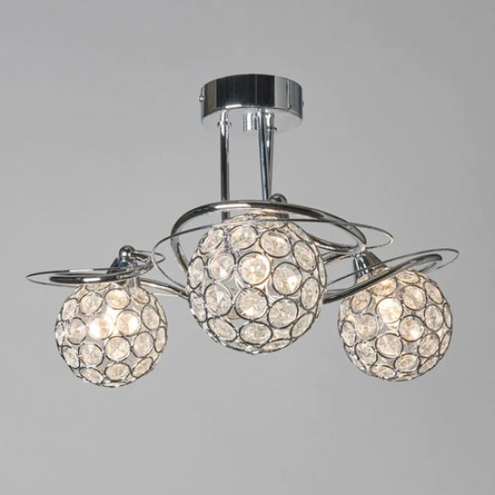 Orianna 3 Light Flush Chrome