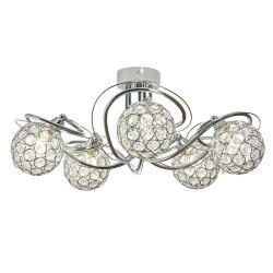 Orianna 5 Light Flush Chrome