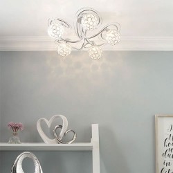 Orianna 5 Light Flush Chrome