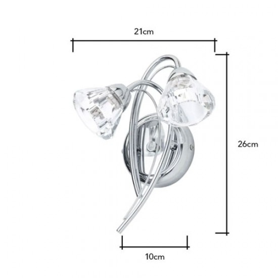 Marianne Wall Light Chrome