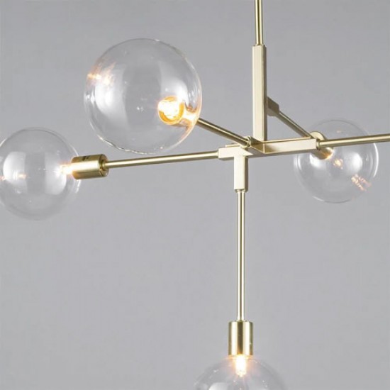 Hennock Pendant Brass