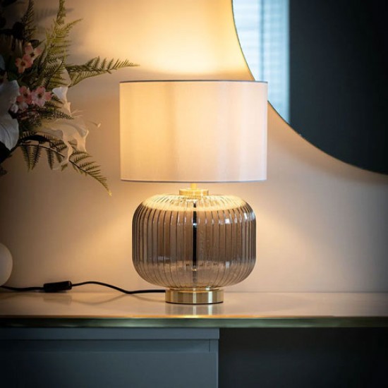 Lyna Table Lamp Smoke