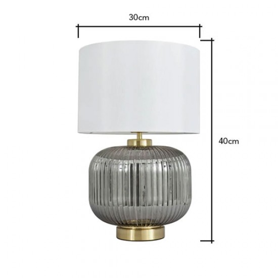 Lyna Table Lamp Smoke