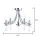 Bugsy Flush Ceiling Light Chrome