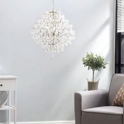 Lisa 3 Light Pendant, Nickel