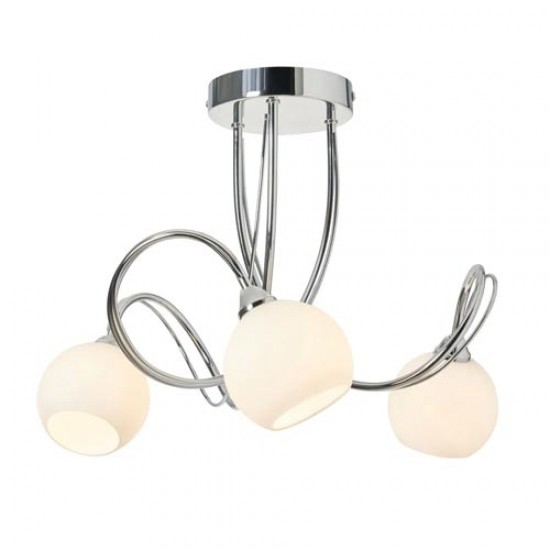 Soni 3 Light Flush Chrome