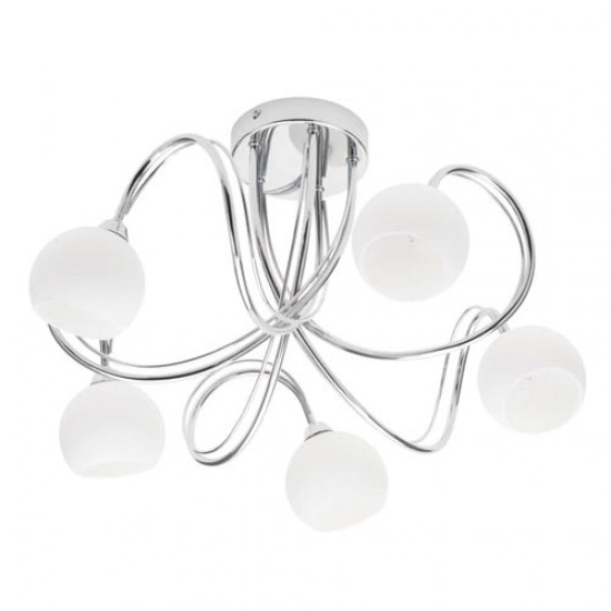 Soni 5 Light Flush Chrome