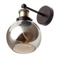 Carter Wall Light Bronze/Brass/Smoke