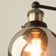 Carter Wall Light Bronze/Brass/Smoke