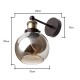 Carter Wall Light Bronze/Brass/Smoke