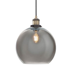 Carter Pendant Bronze/Brass/Smoke