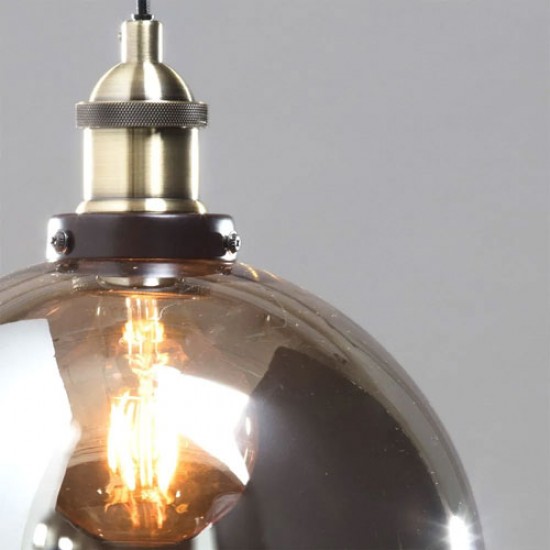 Carter Pendant Bronze/Brass/Smoke