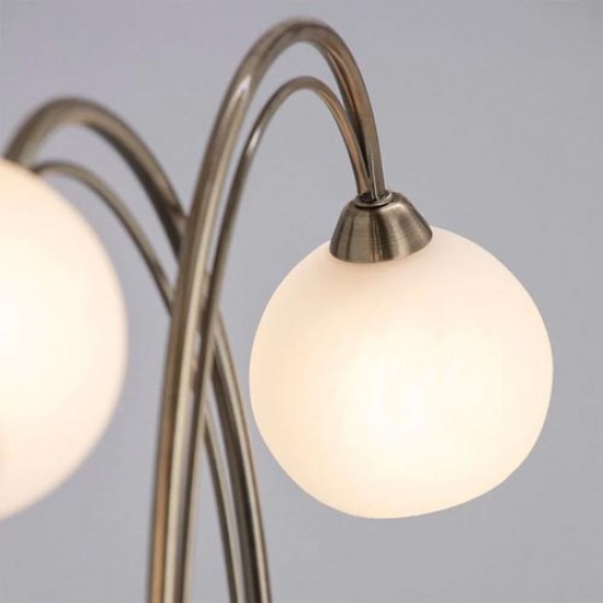 Soni Floor Lamp Antique Brass