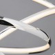 Sola LED Triple Ring Pendant Chrome